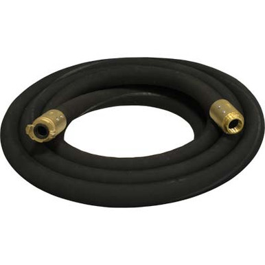 1-1/2" BLAST HOSE ASSEMBLY : (25') BLACK BLAST HOSE, (1) BRASS QUICK COUPLER  (1) BRASS NOZZLE HOLDER