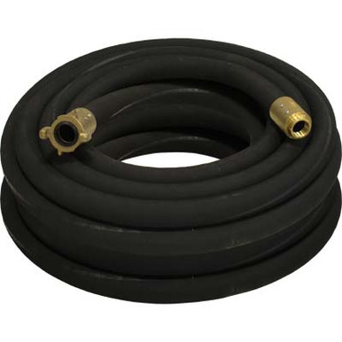1-1/2" BLAST HOSE ASSEMBLY, BIG GUN FULL FLOW, : (100') BLACK HOSE, (1) BRASS COUPLER AND NOZZLE HOLDER