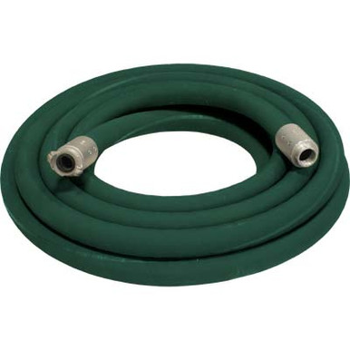 1-1/2" BLAST HOSE ASSEMBLY : (50') GREEN BLAST HOSE, (1) ALUMINUM QUICK COUPLER  (1) ALUMINUM NOZZLE HOLDER