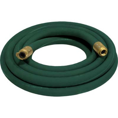 1-1/2" BLAST HOSE ASSEMBLY : (50') GREEN BLAST HOSE, (1) BRASS QUICK COUPLER  (1) BRASS NOZZLE HOLDER