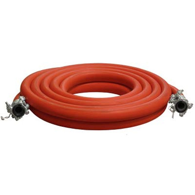 1-1/2" AIR HOSE ASSEMBLY (RED) W/COUPLINGS, INCLUDES: (25') 112-0112, (2) UH-150  (2) BC-150A