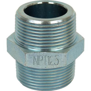 HEX NIPPLE, 1-1/4" x 1-1/4"