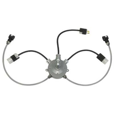 JUNCTION BOX ASSEMBLY 12VDC BULK BLASTER (2) OUTLET