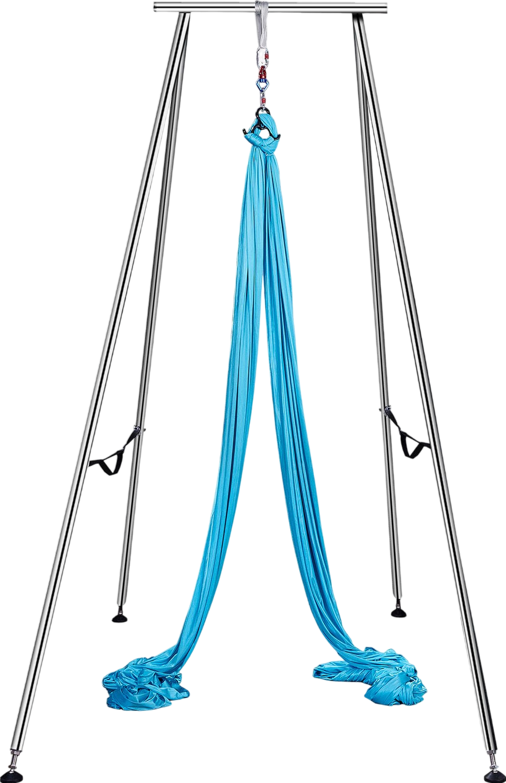 Vevor Aerial Yoga Frame 9.6' Height Swing Stand 551 Lbs Capacity with 39.4' Stretch Fabric New