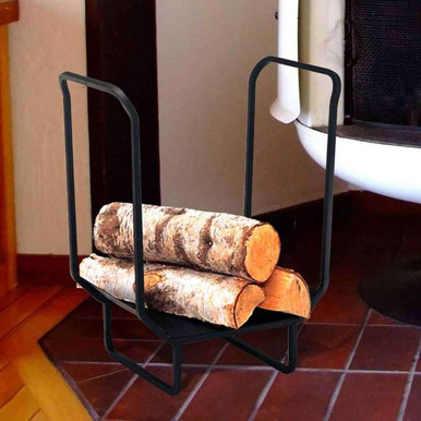 18″ Wrought Iron Wood Holder
