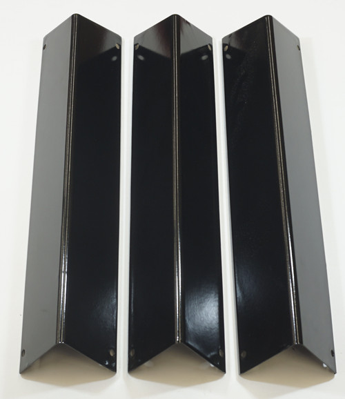 Gas Grill Porcelain Steel Heat Plate Replacement for Weber, Set of 3, 93913