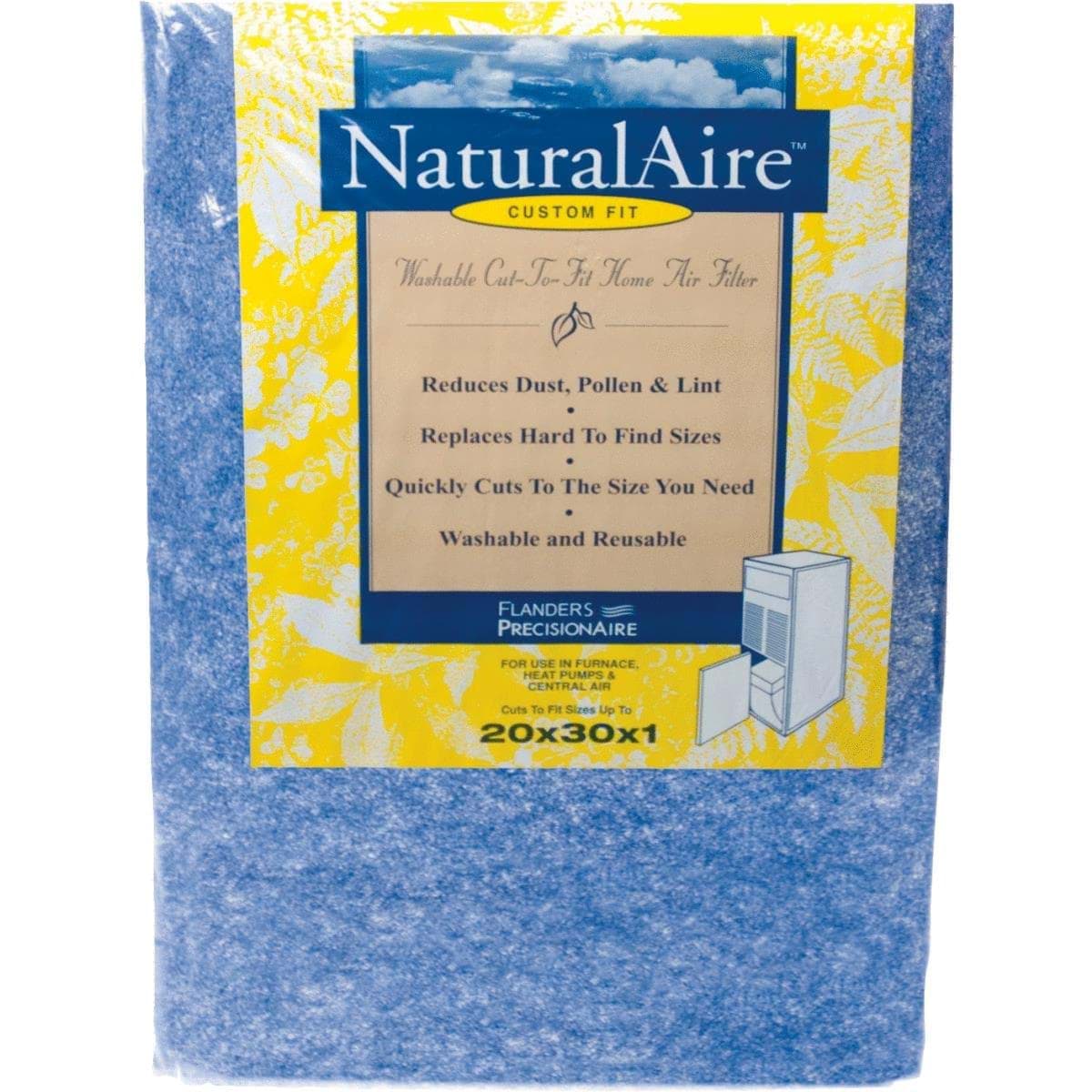 Flanders NaturalAire Trimmable Air Filter - 20"x30"x1"