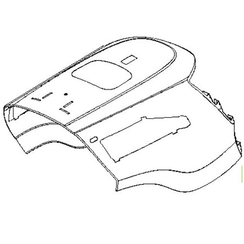 501128502 Husqvarna Hood Predator Yt/Gt Pnt428 OEM