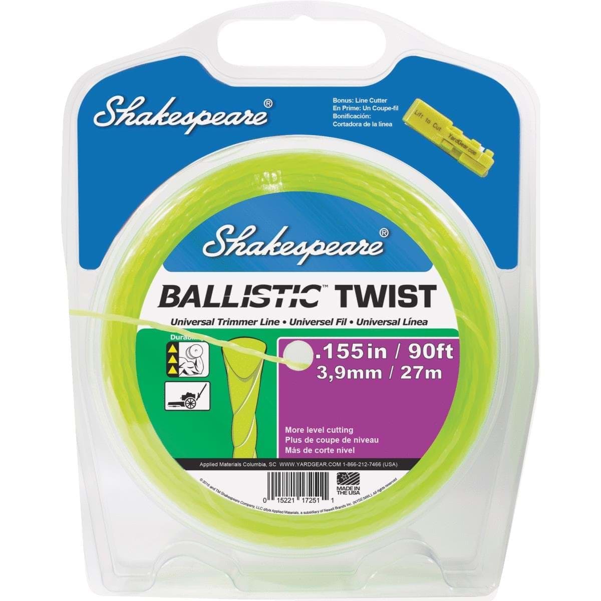 Shakespeare Ballistic Twist Universal Trimmer Line