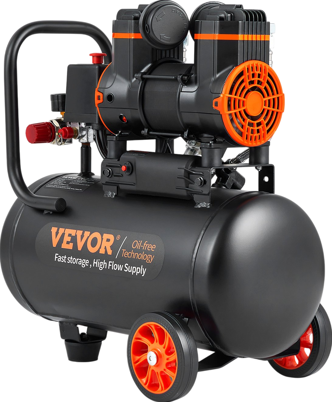 Vevor Air Compressor 4.8 Gallon 900W 2.2CFM @ 90PSI Ultra Quiet Oil-Free New
